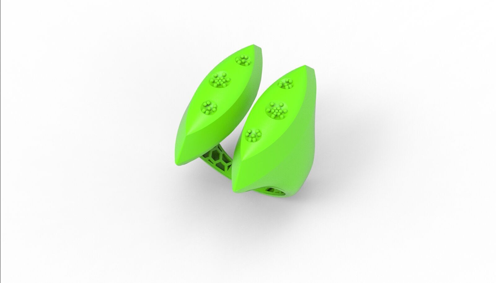 Lightweight Fusion Ring  Ready for Casting TR06 3D print model_5