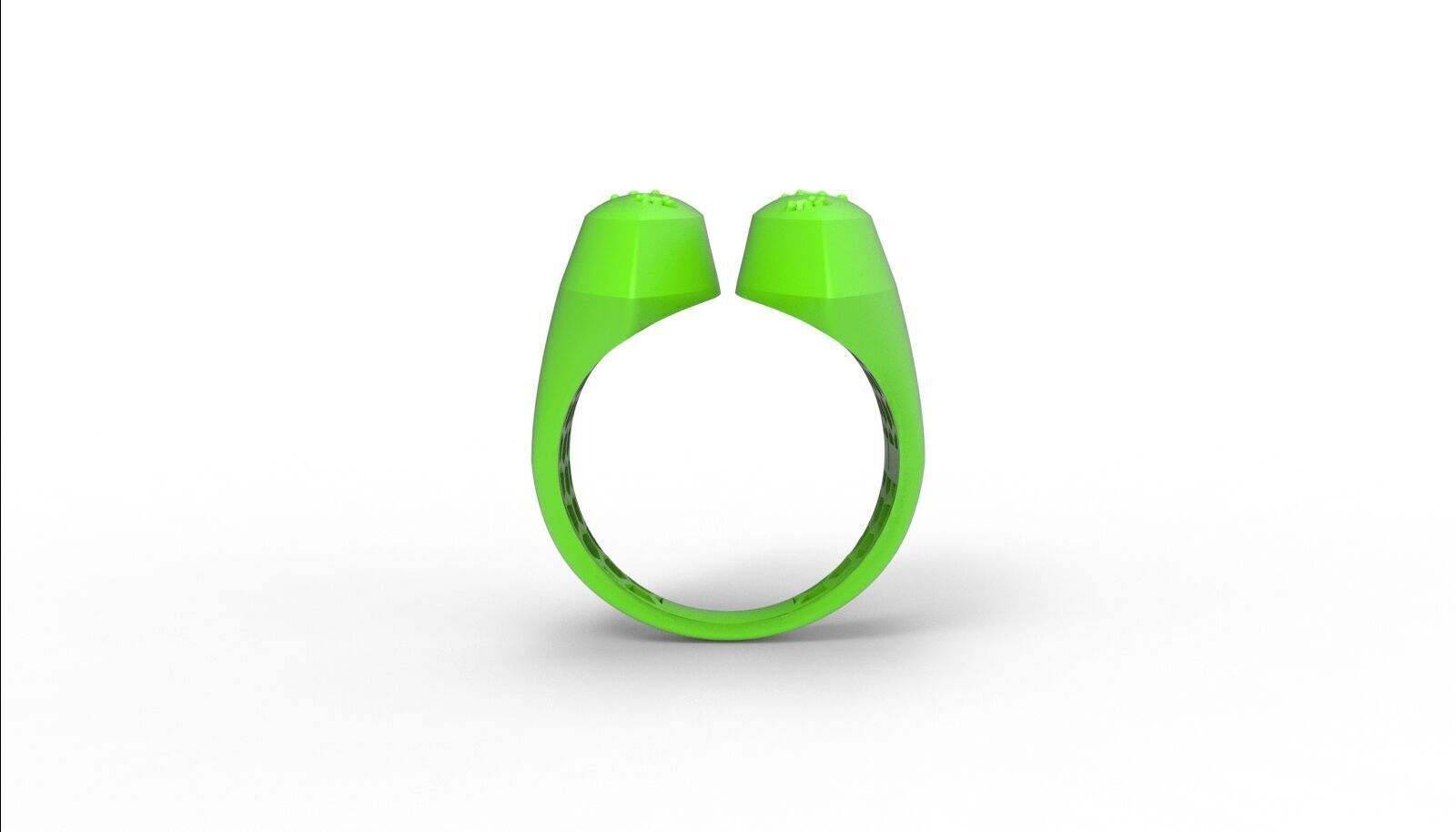 Lightweight Fusion Ring  Ready for Casting TR06 3D print model_3