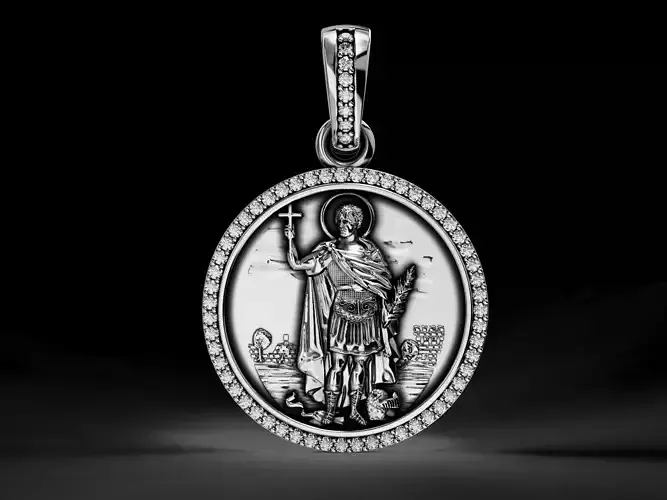saint expeditus pendant