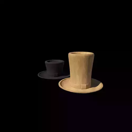 top hat 3D model top hat 3D model