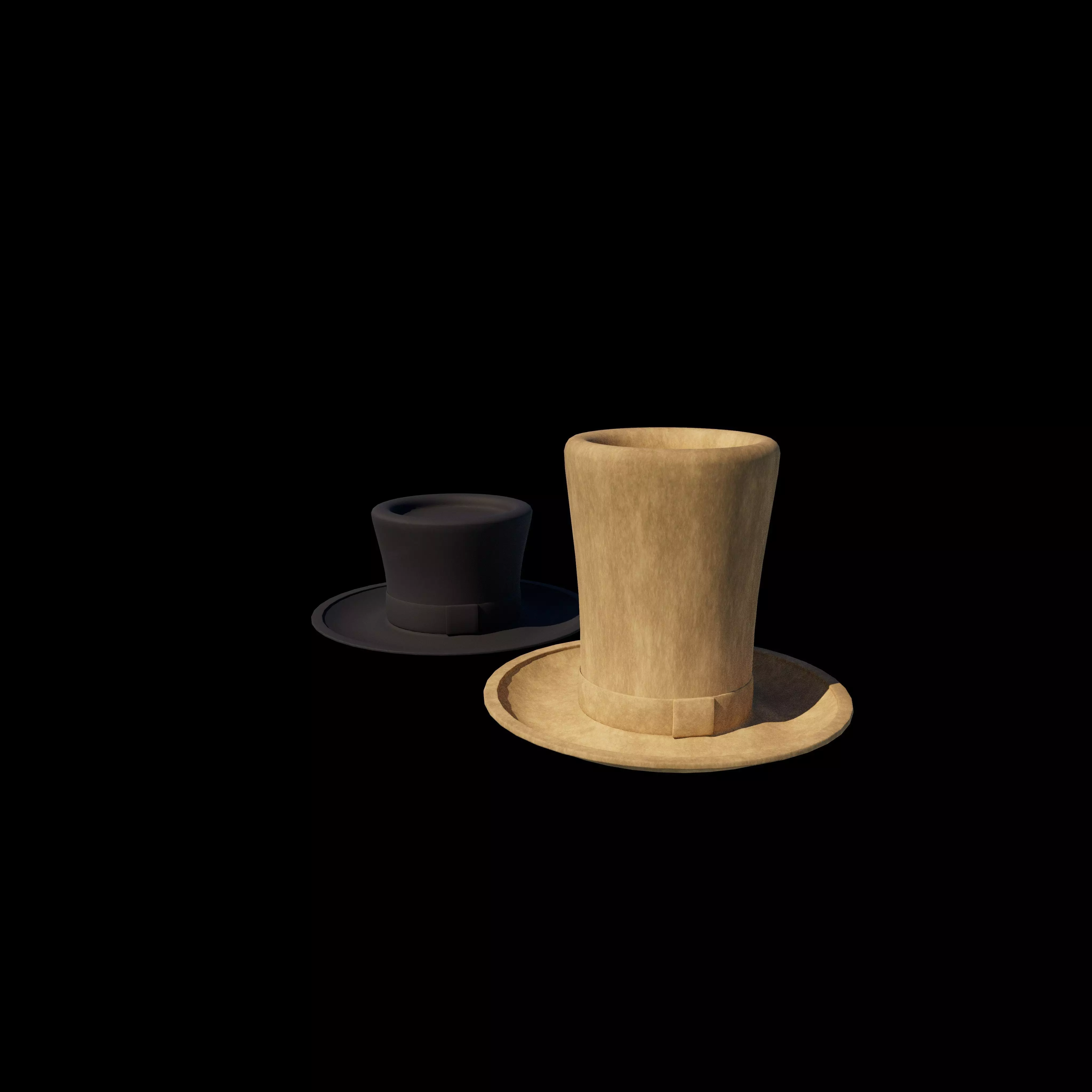top hat 3D model_0