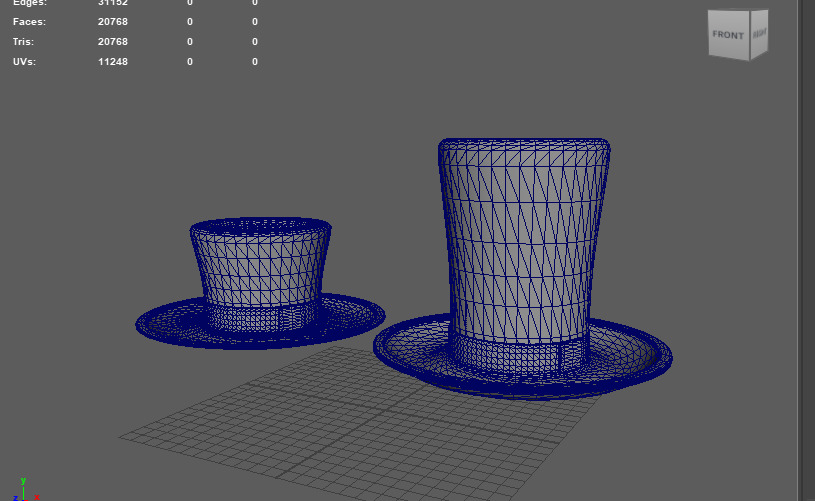 top hat 3D model_13