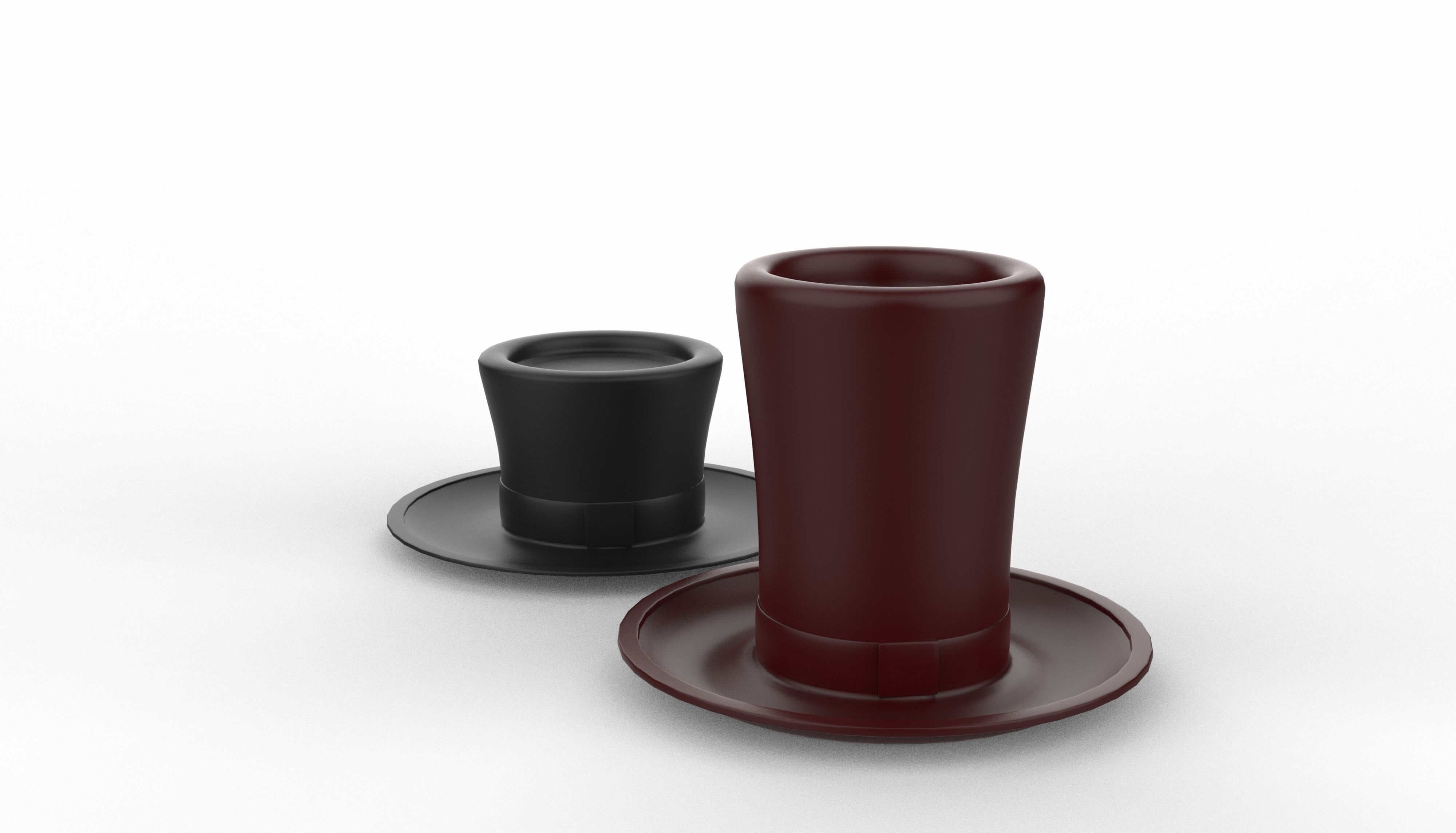 top hat 3D model_6