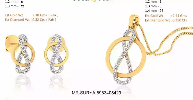 PENDENT SET-check Description