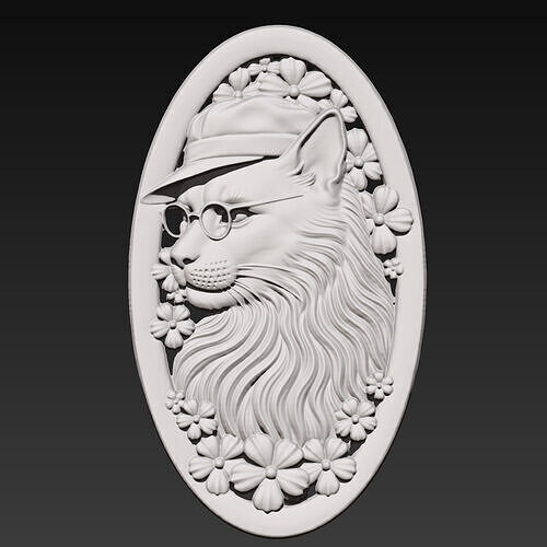 Cat in the Hat A72 3D print model