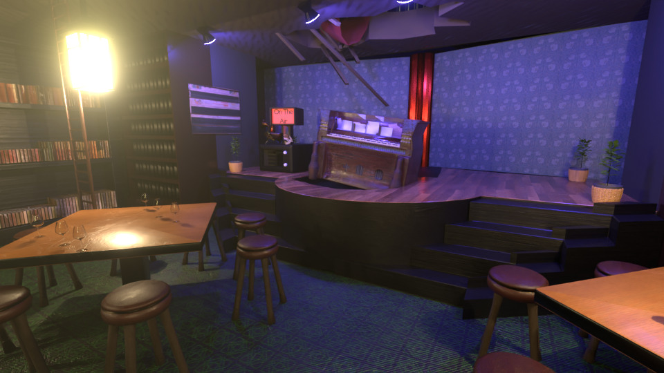 An Adventure Club Low-poly 3D model_9