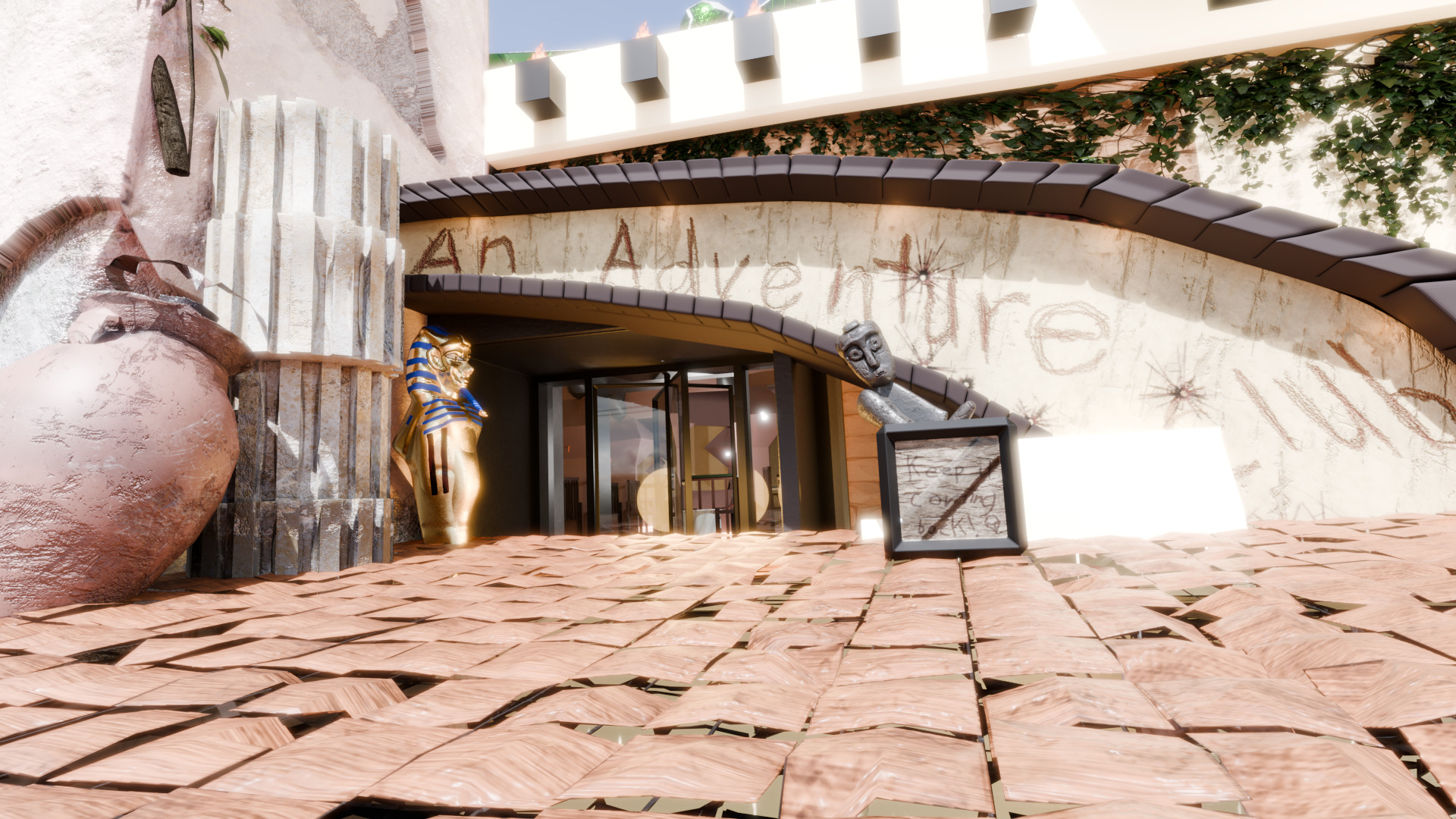 An Adventure Club Low-poly 3D model_2