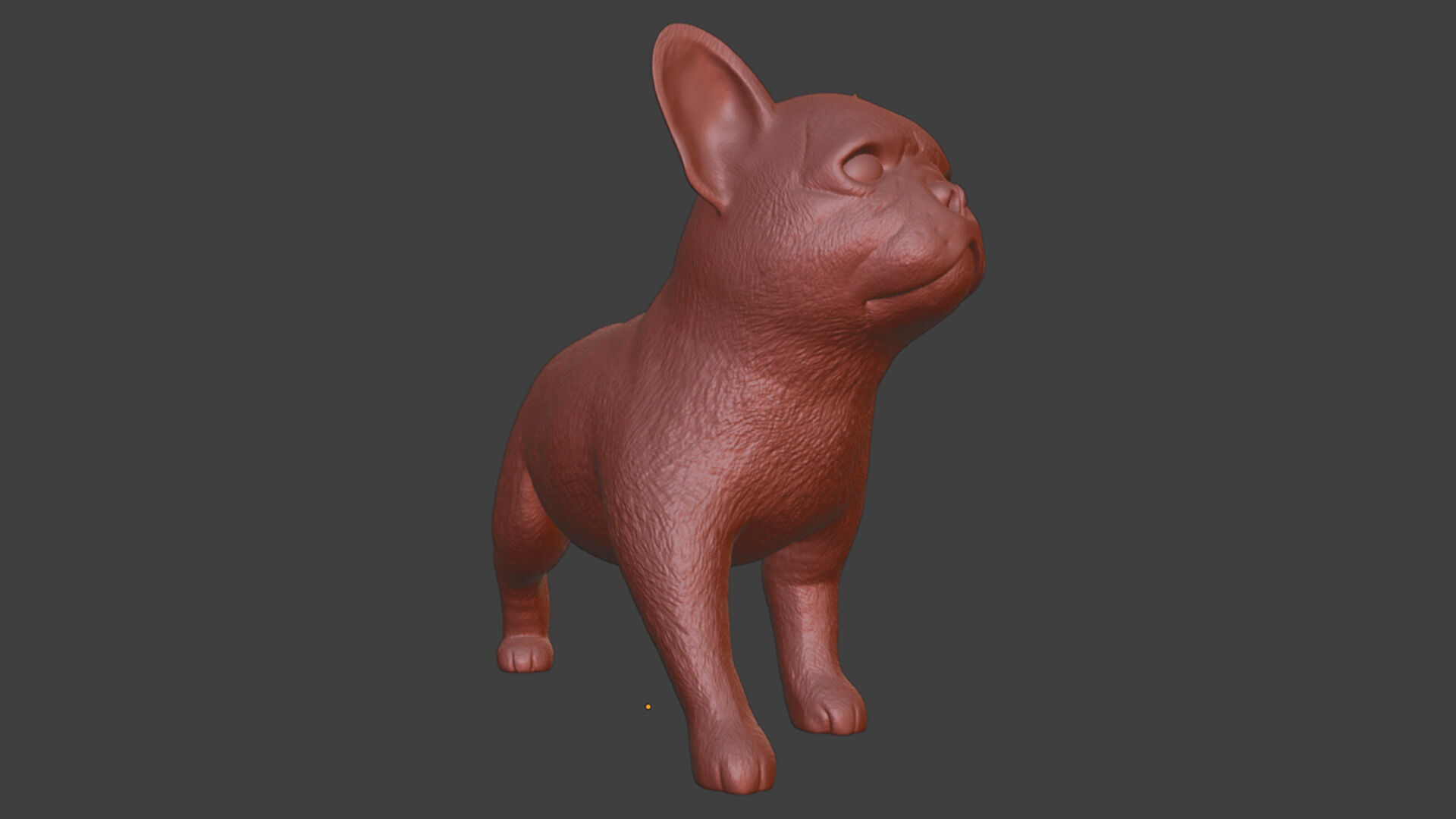 Pet World STL French Bulldog Puppy Print Ready Toy 3D print model_8