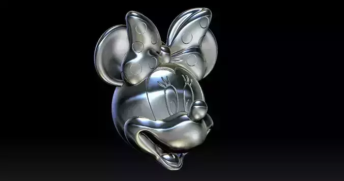 Lovely Mickey Pendant 3D print model