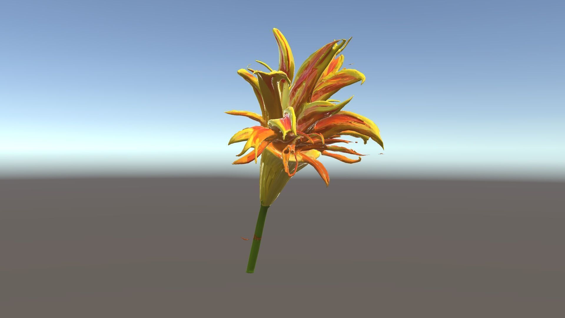 Vibrant Lily Flower Model Pack Low-poly 3D model_29