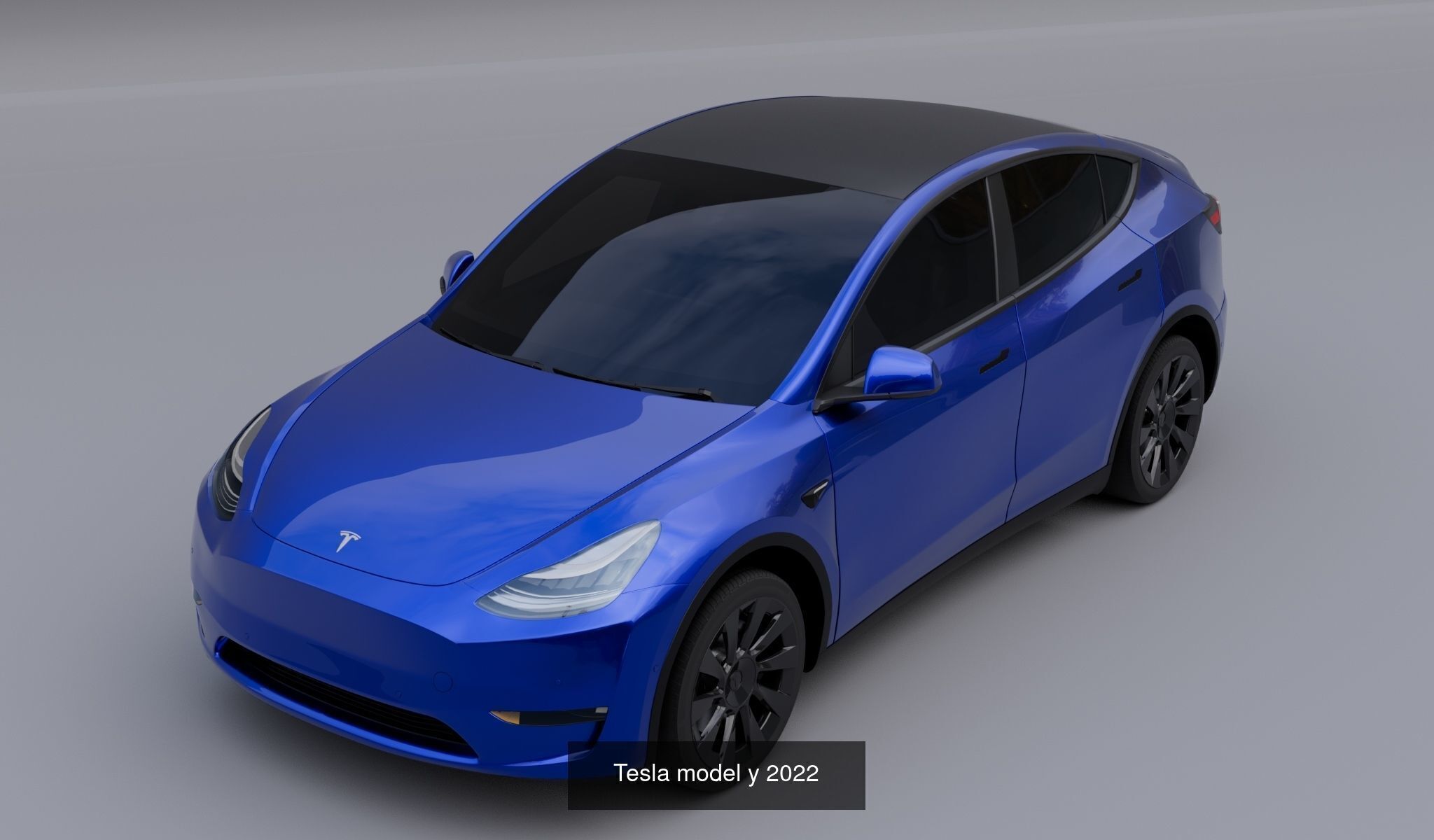 Tesla 3 cars 3D Model Collection_1