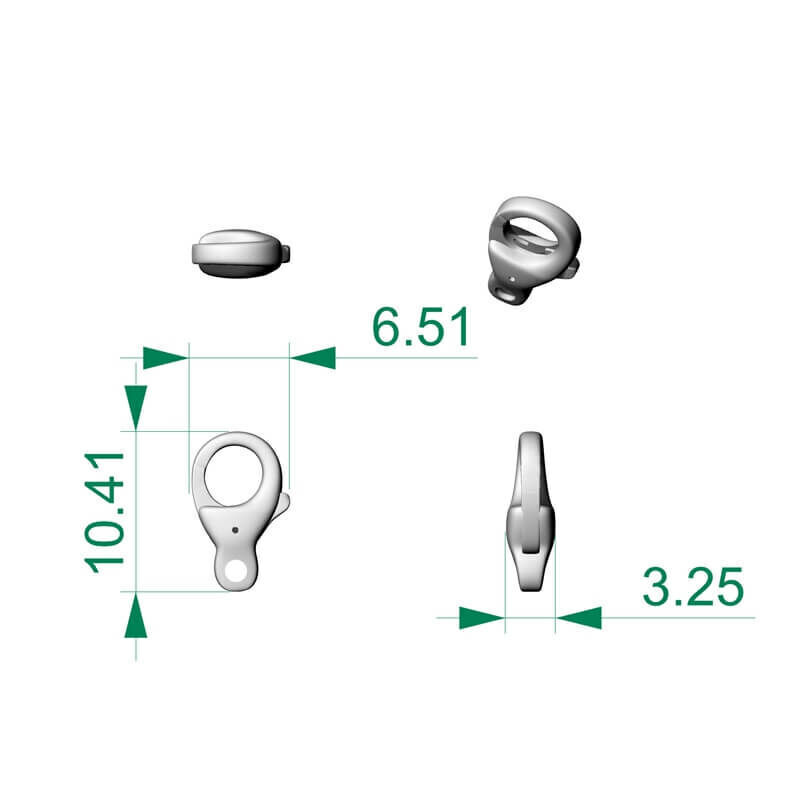 Lobster Clasp Free 3D print model_4