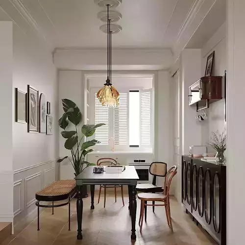 Modern French living room