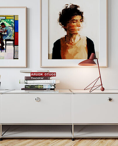 Modern Bauhaus Flat Scene 3D model 4