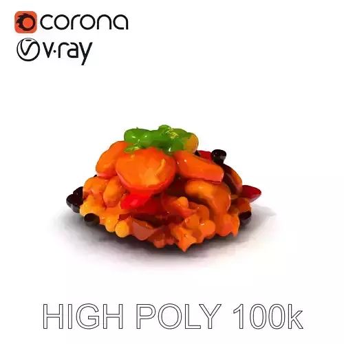 Delicious Gourmet Dish Model Pack