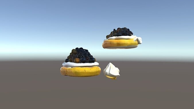 Gourmet Canaps Model Pack Low-poly 3D model 5