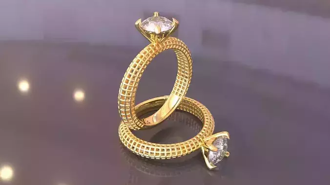 Turkish ring 3D print model