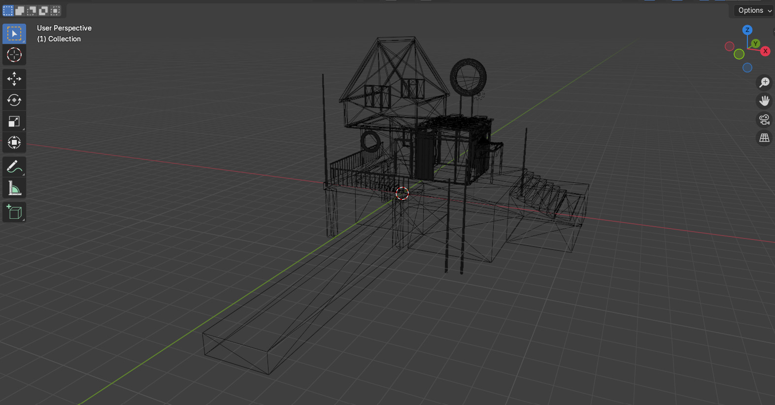 sea house model 3D model_6