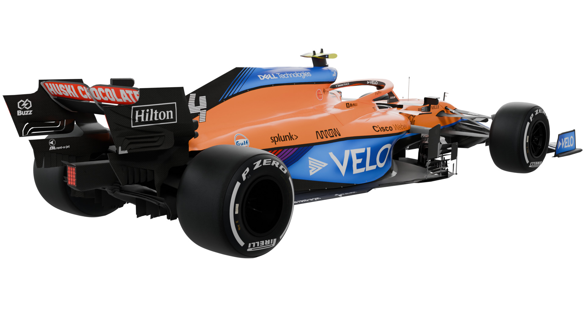 F1 2021 McLaren MCL35M 3D model_4