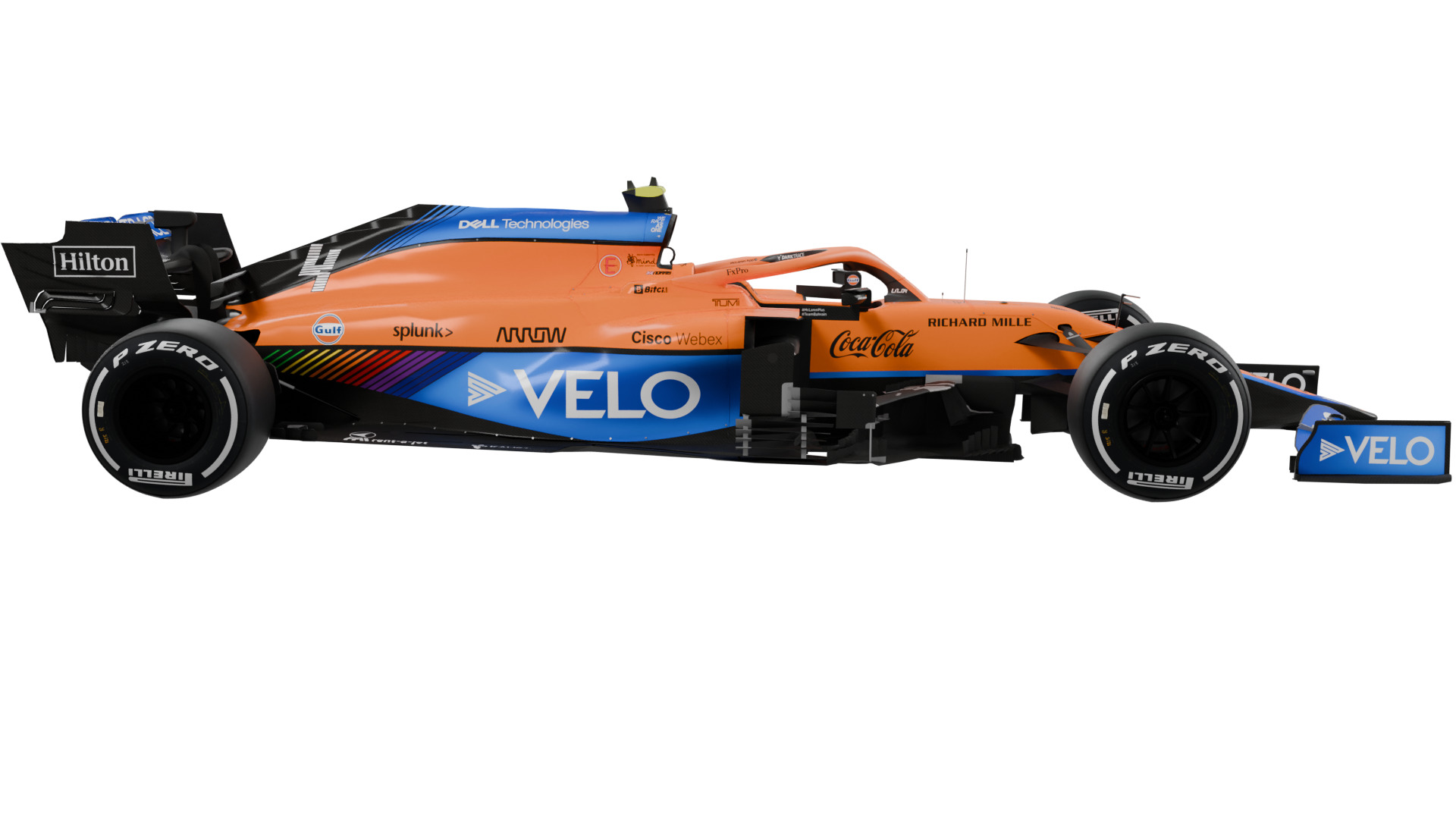 F1 2021 McLaren MCL35M 3D model_5