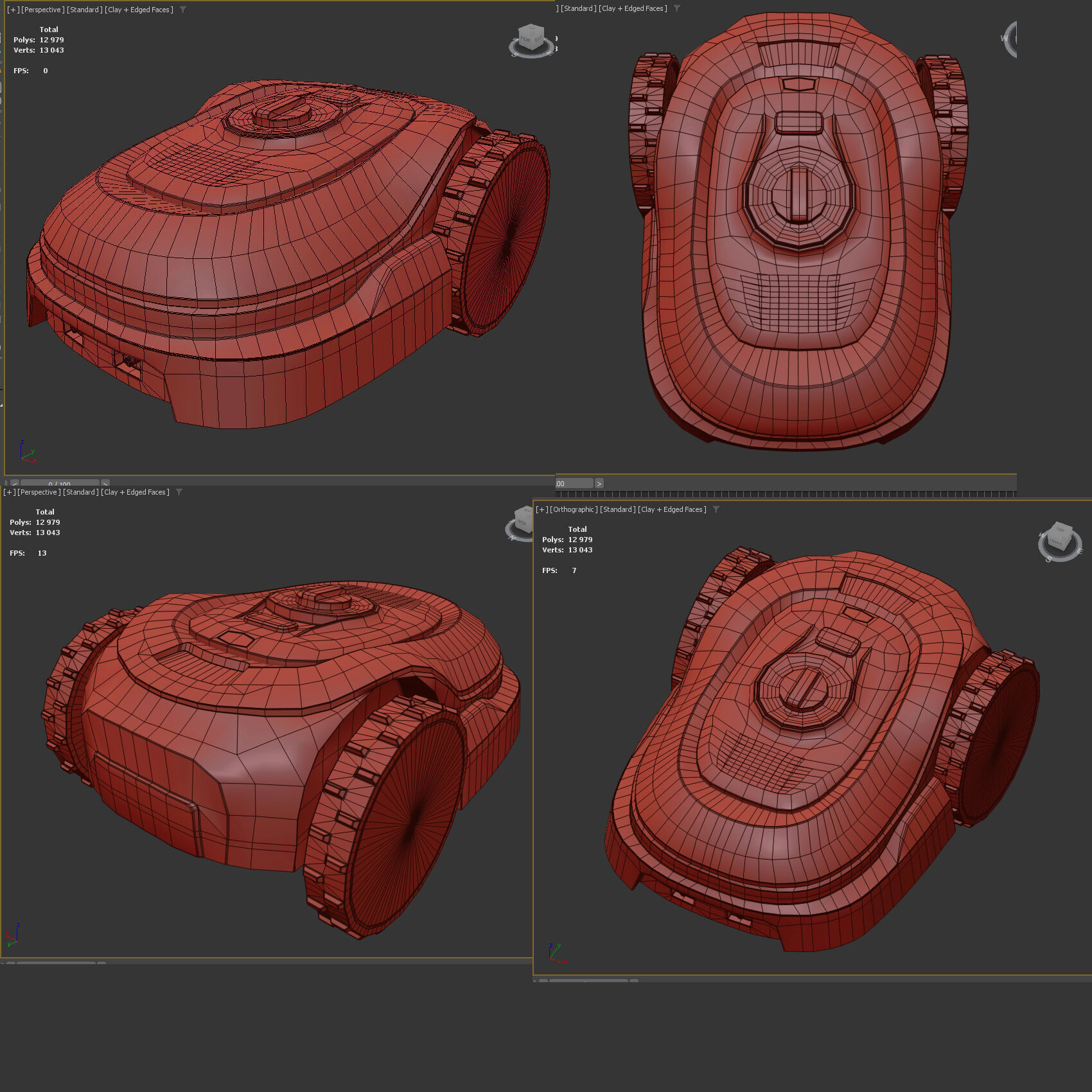 SENIX robot lawn mower 3D model_5