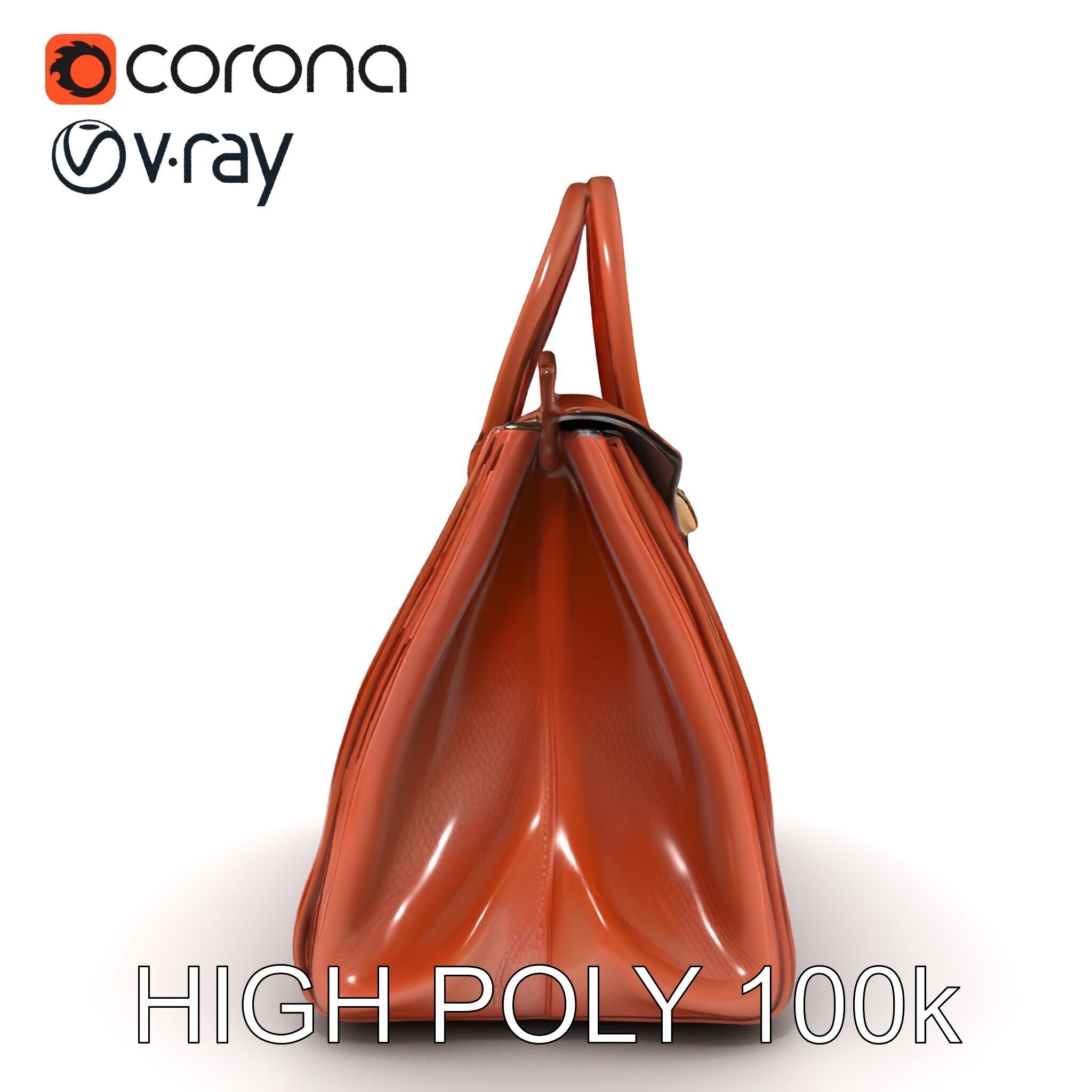 Luxury Handbag D Model Pack Low-poly 3D model_24