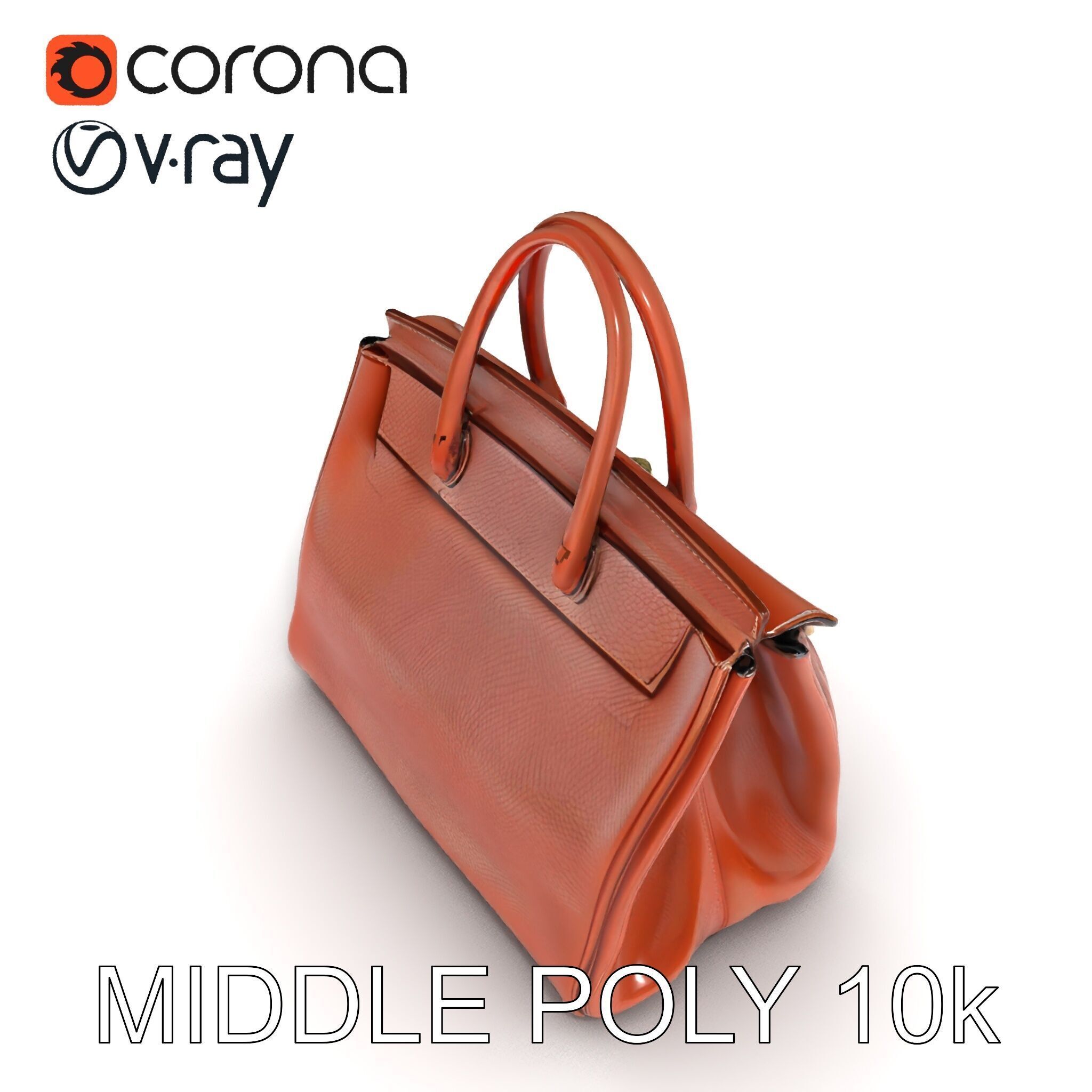 Luxury Handbag D Model Pack Low-poly 3D model_28