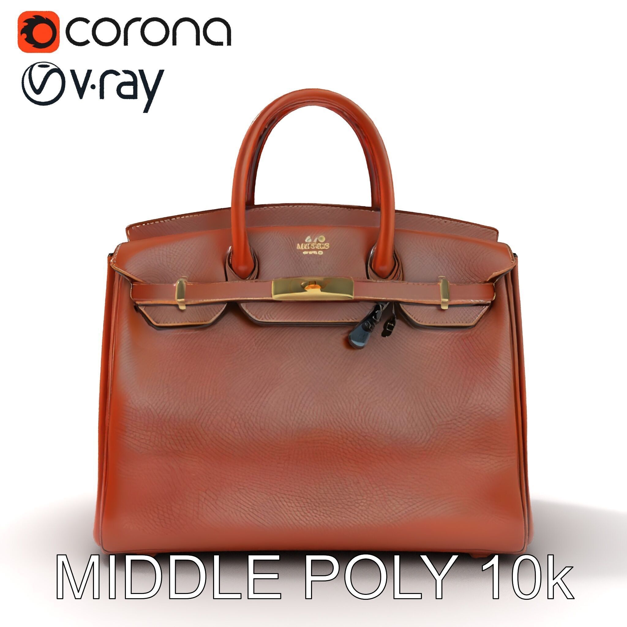 Luxury Handbag D Model Pack Low-poly 3D model_25