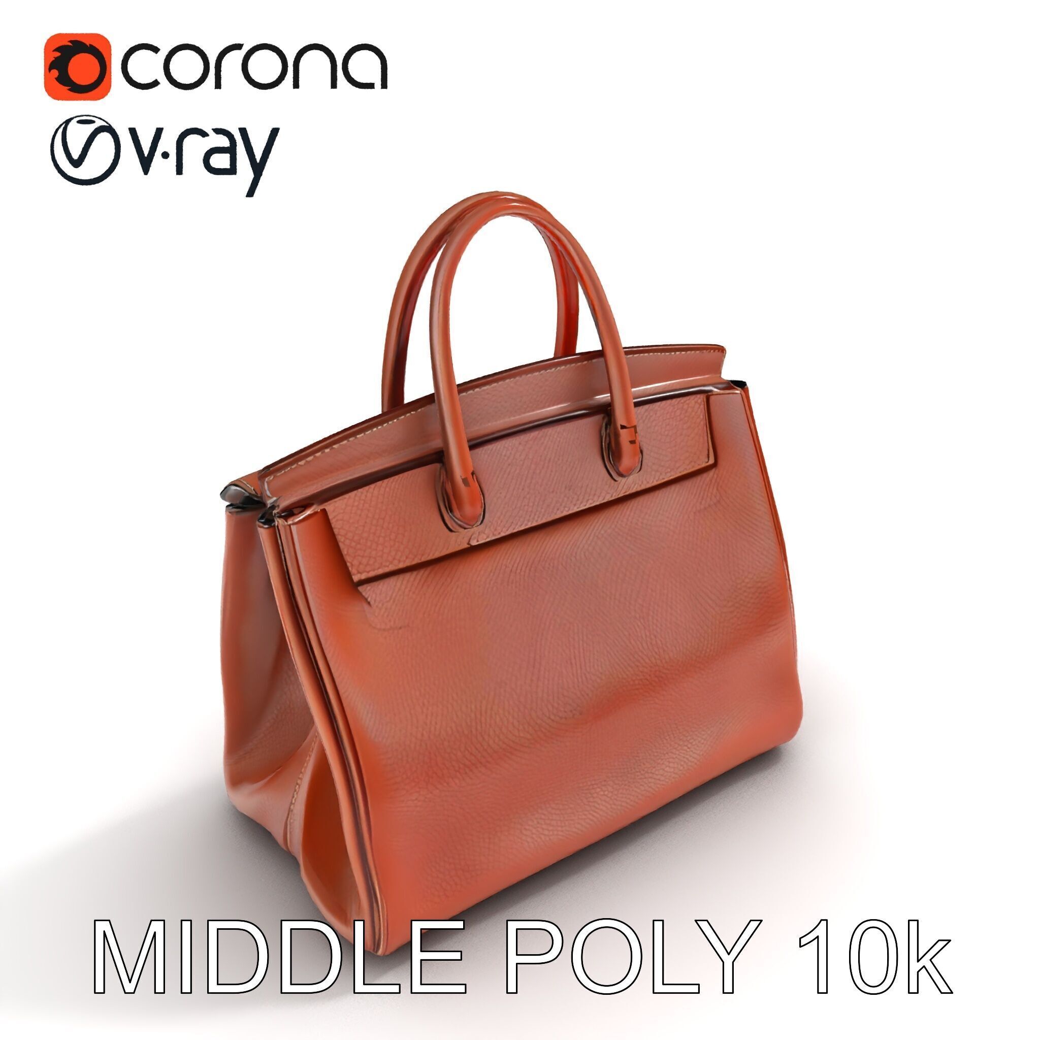 Luxury Handbag D Model Pack Low-poly 3D model_33