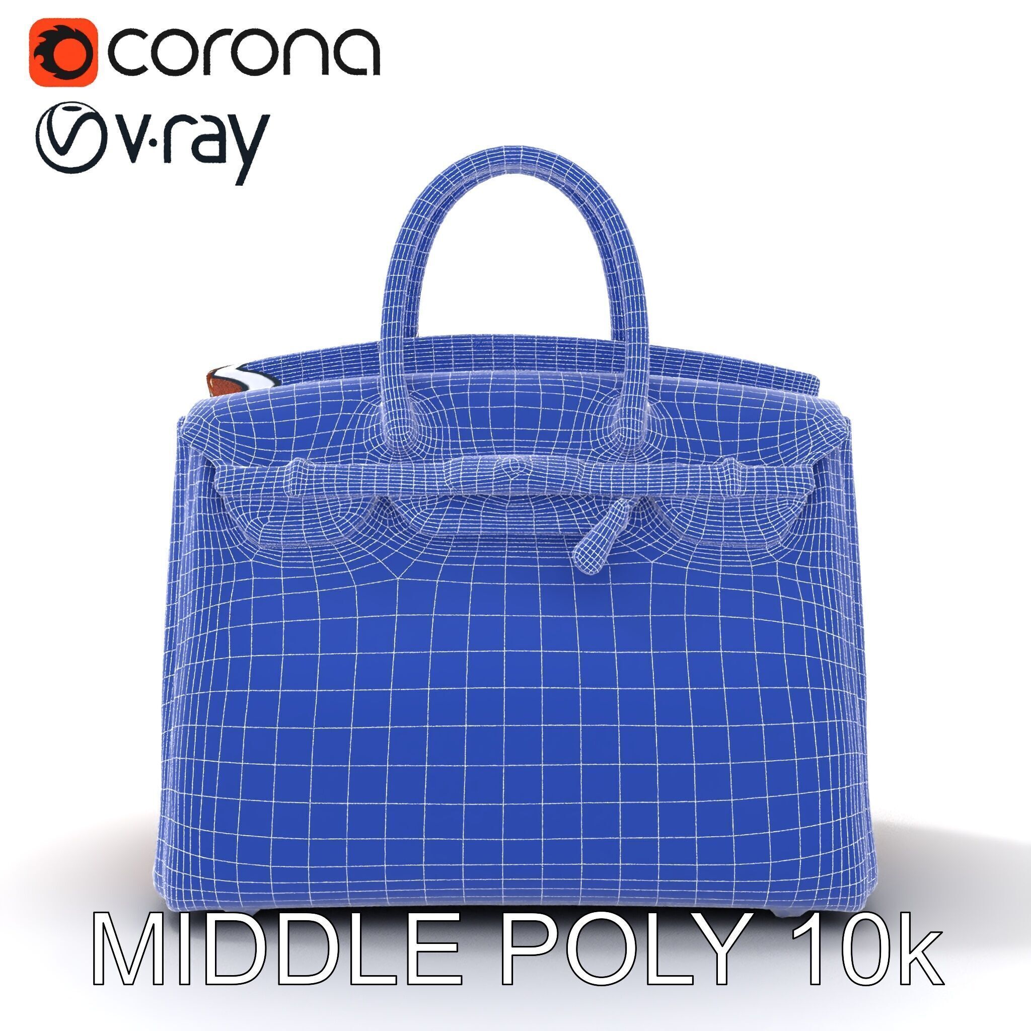 Luxury Handbag D Model Pack Low-poly 3D model_9