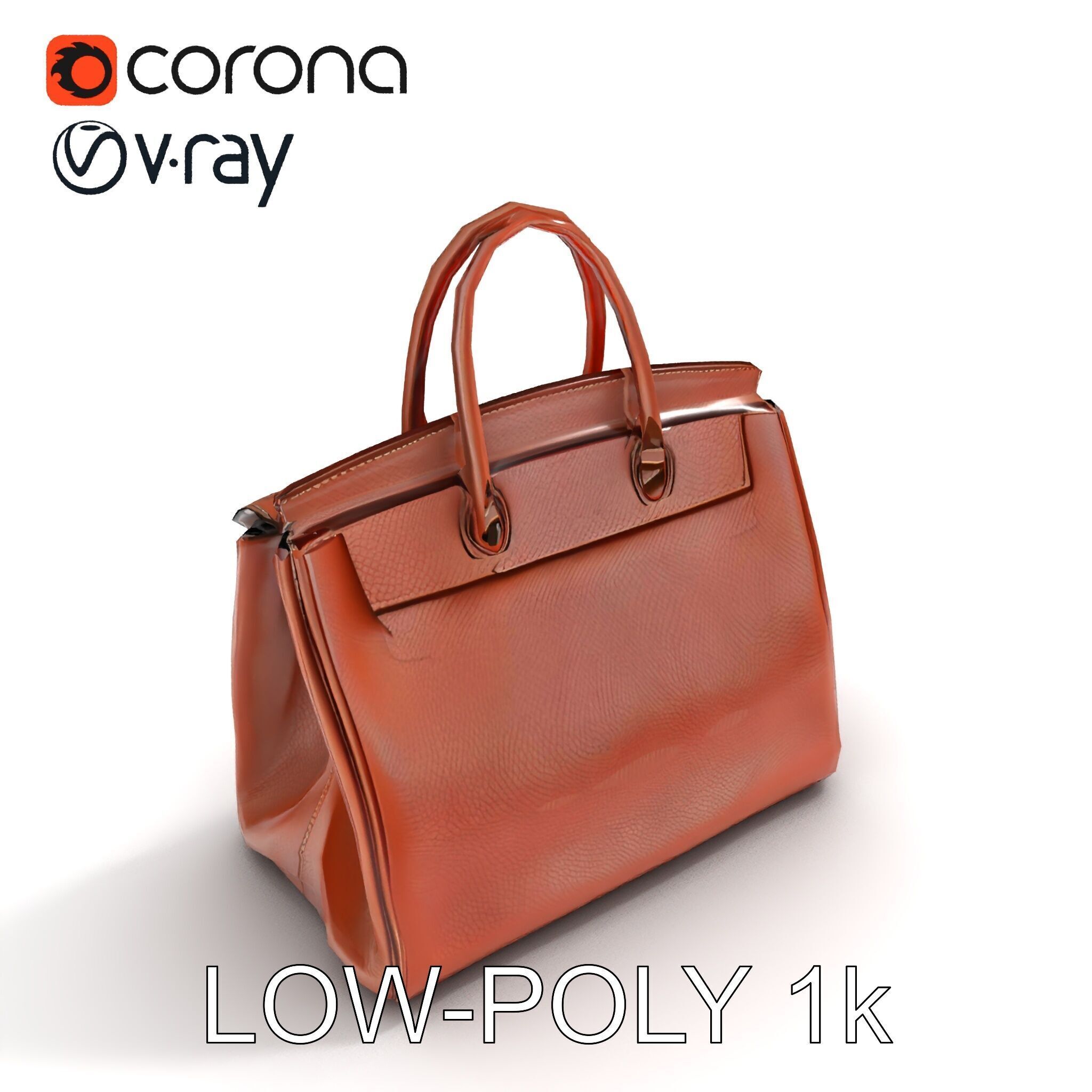 Luxury Handbag D Model Pack Low-poly 3D model_29
