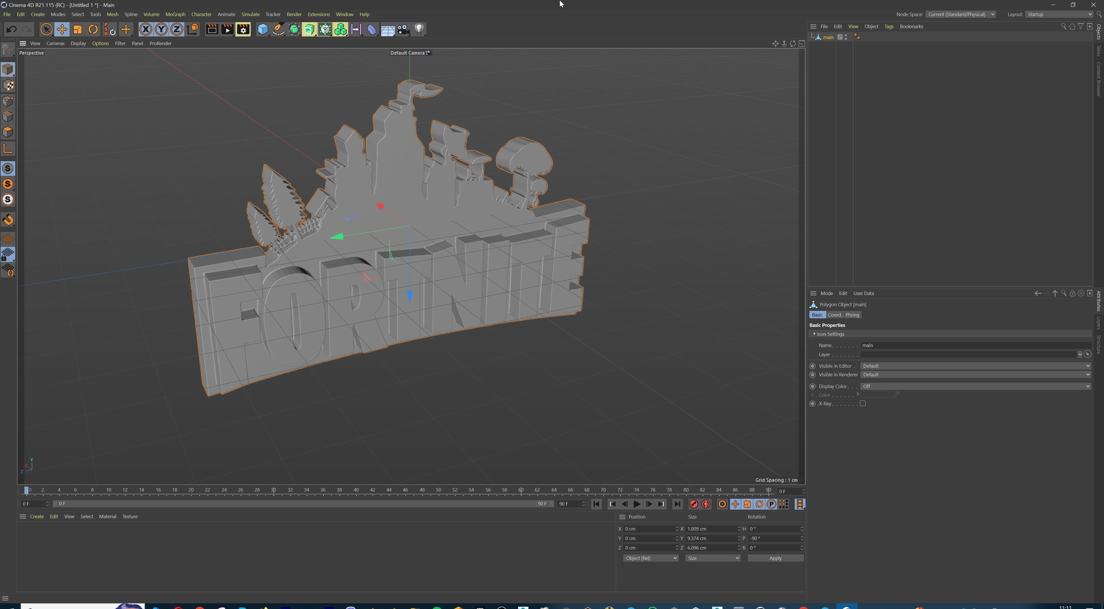 Fortnite Logo 3D print model_21