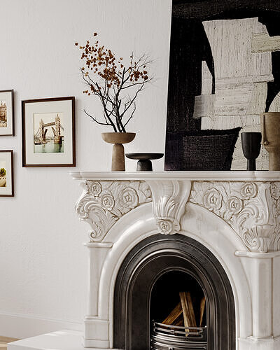 French-style interior scene 3D model 4