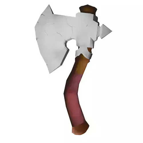 3D Axe Model for Game Asset