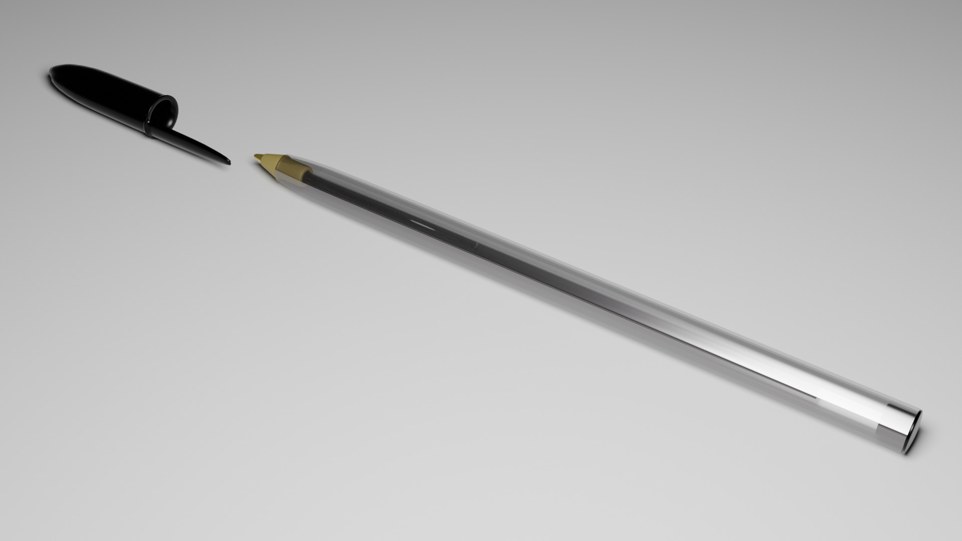 Pointball Pen Free 3D model_1