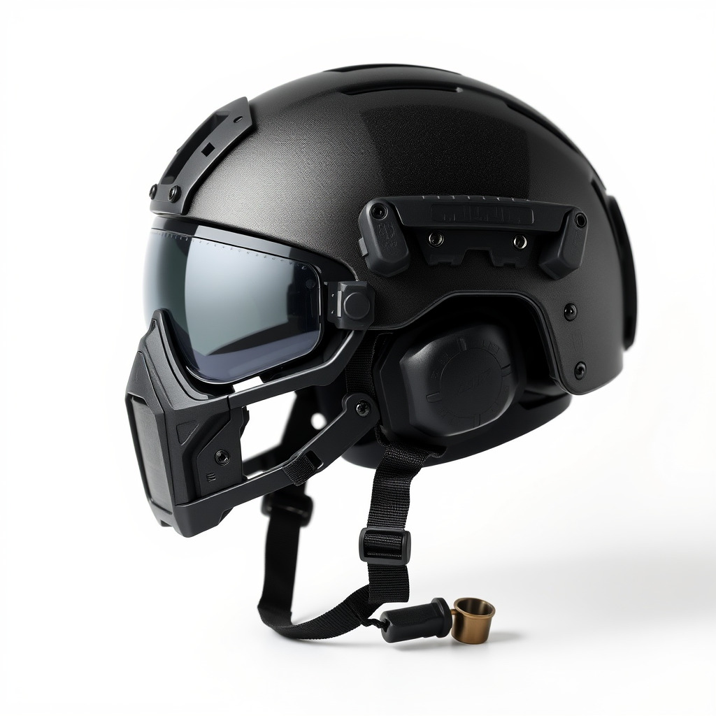 Advanced Tactical Helmet Model Pack Low-poly 3D model_4