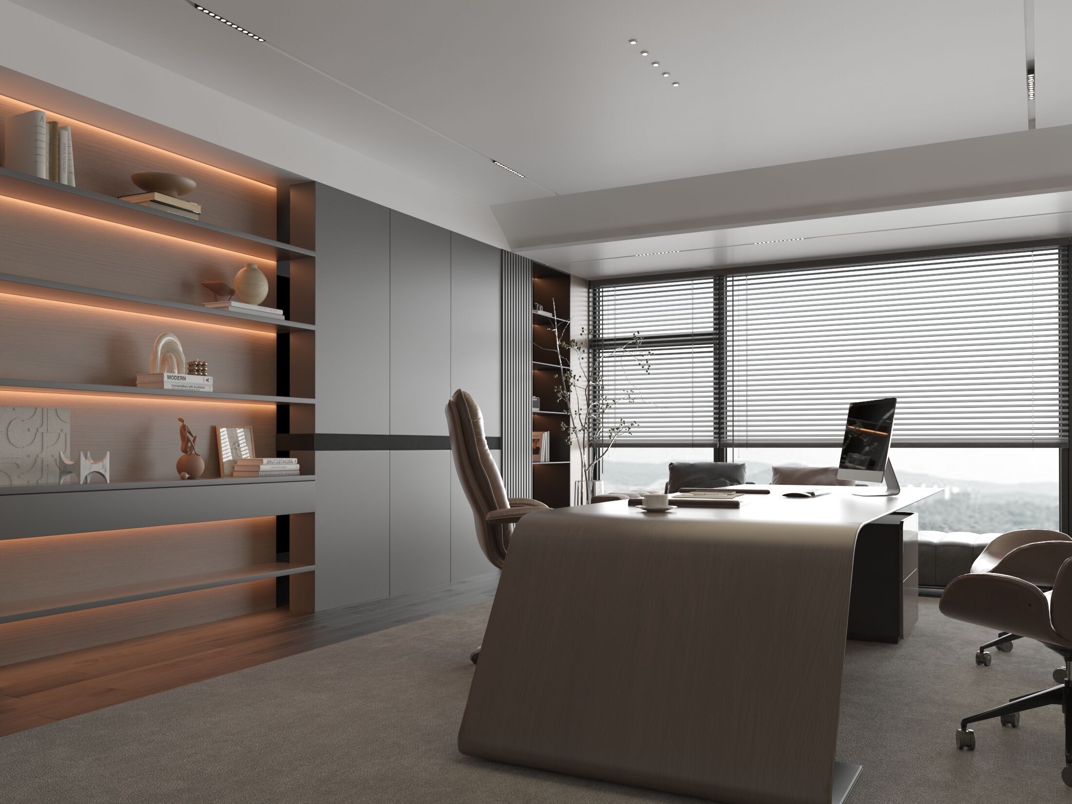 Office Interior 3D model_1