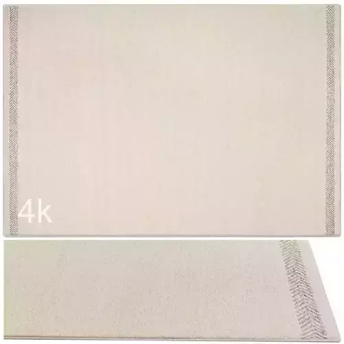 Carpet set 9157 - Hand-knotted Wool Soft Rug - 4k