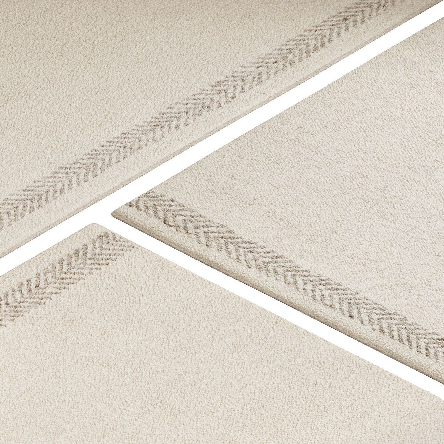 Carpet set 9157 - Hand-knotted Wool Soft Rug - 4k 3D model_2