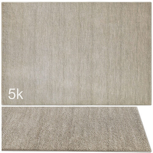 Carpet set 9150 - Hand loomed pile Beige Rug - 5k 3D model