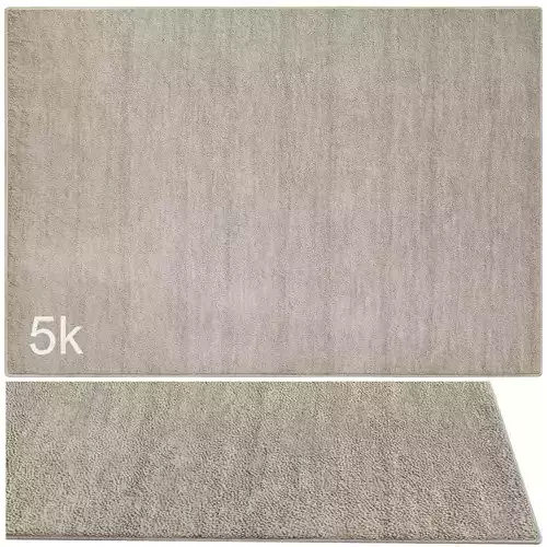Carpet set 9150 - Hand loomed pile Beige Rug - 5k