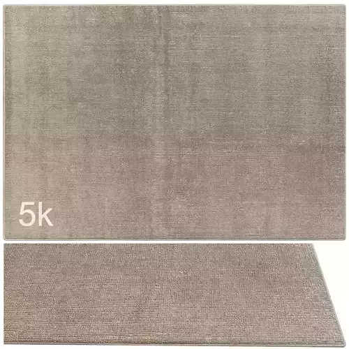 Carpet set 9146 - Hand-knotted Wool Brown Rug - 5k