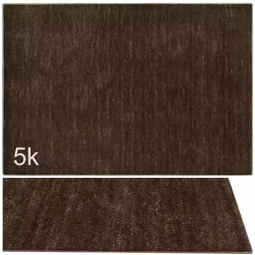 Carpet set 9145 - Hand loomed pile Brown Rug - 5k