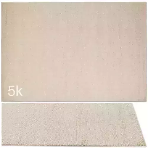 Carpet set 9144 - Hand-knotted Wool Stripe Rug - 5k