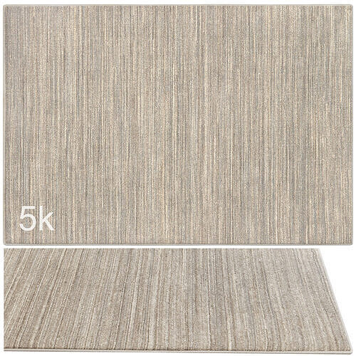 Carpet set 9141 - Hand-knotted Wool Soft Rug - 5k 3D model