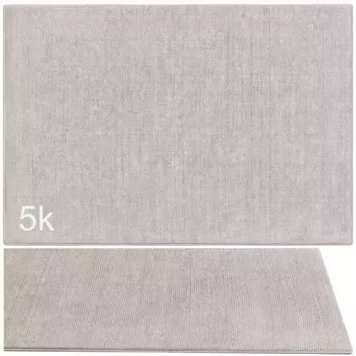 Carpet set 9138 - Hand-knotted Wool Gray Rug - 5k