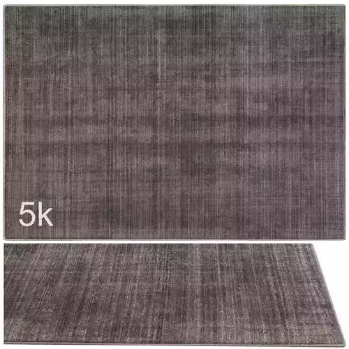 Carpet set 9135 - Hand-knotted Wool Brown Rug - 5k