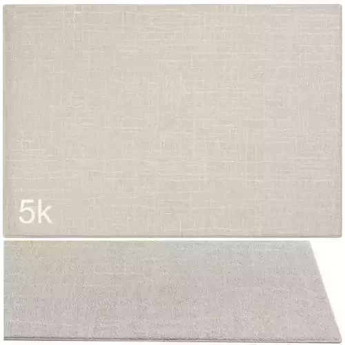 Carpet set 9134 - Hand-knotted Wool Soft Rug - 5k