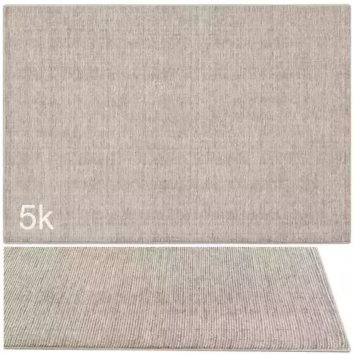 Carpet set 9130 - Hand-knotted Wool Rug - 5k