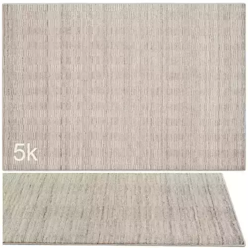 Carpet set 9124 - Hand Loomed Oatmeal Rug - 5k